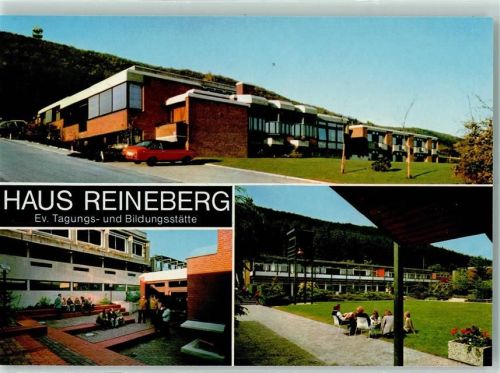 Hüllhorst Rückseite mit Abschürfungen bzw Kleberesten Haus Reineberg