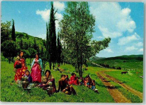 Sulaimaniyya Dokan Summer Resorts with green meadows and with its alluring scene if its valley northern Iraq