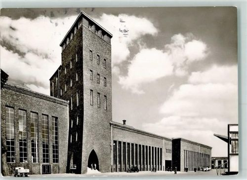 Neukölln Rückseite mit Abschürfungen und Kleberesten Berliner Kindl Brauerei AG Foto-AK