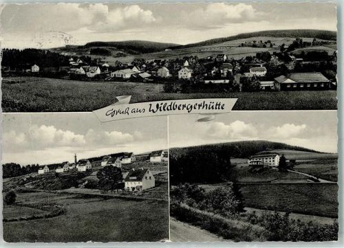 Wildbergerhütte Rückseite mit Abschürfungen und Kleberesten