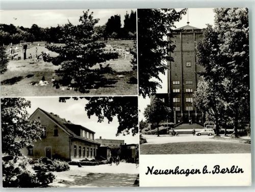 Neuenhagen Rückseite mit Abschürfungen und Kleberesten