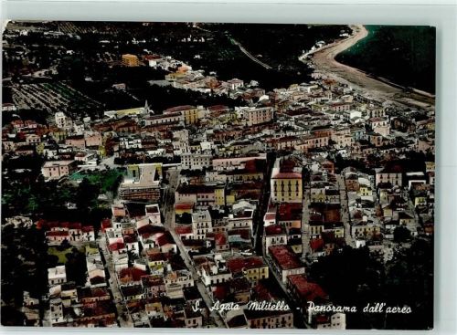 Sant'Agata di Minitello Panorama dall´aereo Fliegeraufnahme