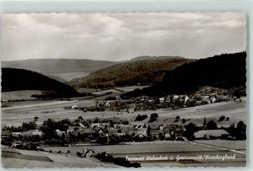 Wahmbeck Rückseite mit Abschürfungen und Kleberesten Wahmbeck und Gewissenruh