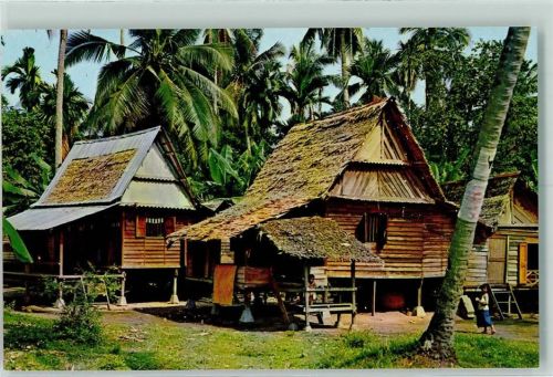 Malakka 1970 A Malay Kamponc House AK