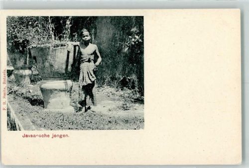 Java 1904 Volkstypen Javaansche jongen