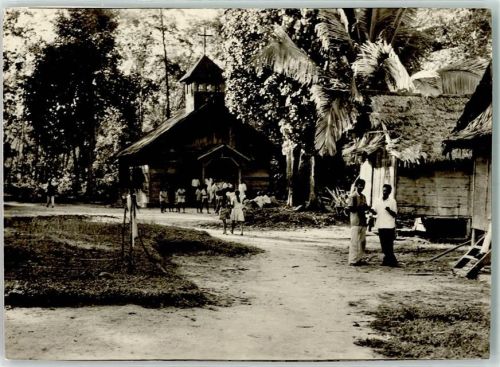 Sumatra 1970 Sibolga Mission der Kapuziner auf Sumatra-Nias Batak Kirche