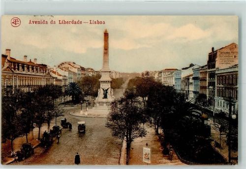 Lisboa 1919 Avenida da Liberdade AK