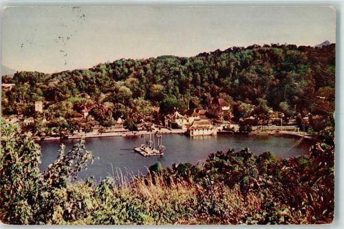 1964 Kandy Lake and the Temple of the Sacred Tooth AK