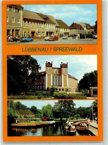 Lübbenau Markt Schloß Spreewaldhafen der Freundschaft