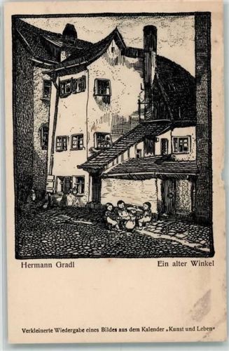 Ein alter Winkel aus dem Kalender Kunst und Leben