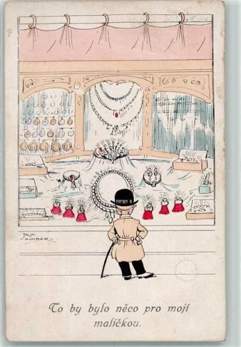 1929 sign Jack Number Juwelier AK