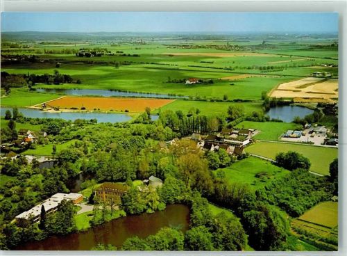 Kleve Wasserburg Rindern Heimvolkshochschule Fliegeraufnahme