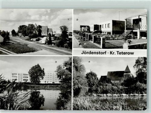 Jördenstorf Teterower Straße Betriebsberufsschule Kircche Teich