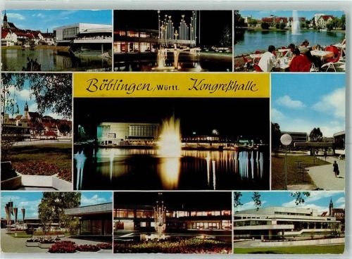 Böblingen Kongreßhalle Wasserspiele