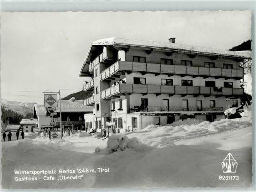 Gerlos Aral Tankstelle Gasthaus Cafe Oberwirt AK