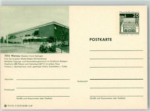 Wernau Postkarte
