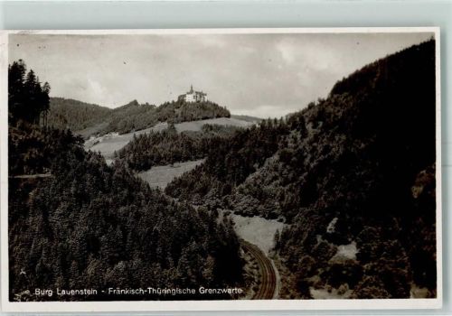 01778 O8246 Lauenstein , Sachs - Burg Lauenstein