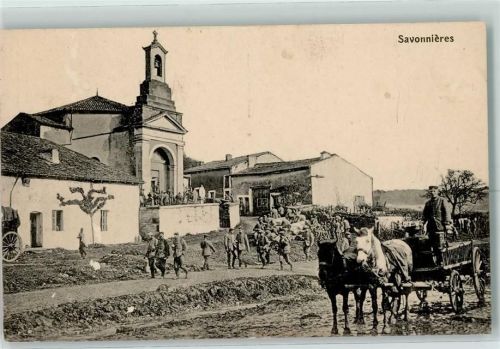 Savonnieres 1915 Kirche Feldpost WK I