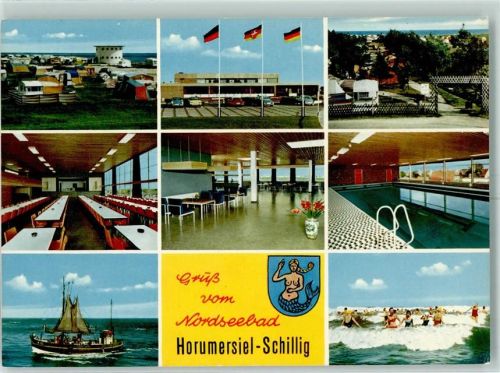 Schillig Schwimmbad Fischkutter Campingplatz Strand