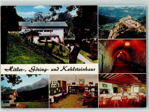 Berchtesgaden Hitler , Göring , und Kehlsteinhaus Innenansichten AK WK II