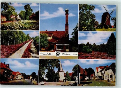 Winsen Kirche Heide Windmühle