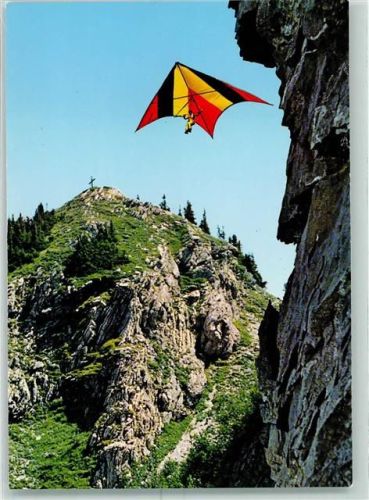 Nesselwang Drachenflieger an der Alpspitze AK