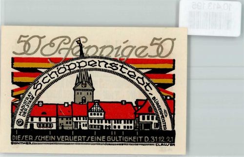 Schöppenstedt Notgeld