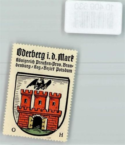 Oderberg Vignette Wappen Kaffee Hag ca 1920-1940