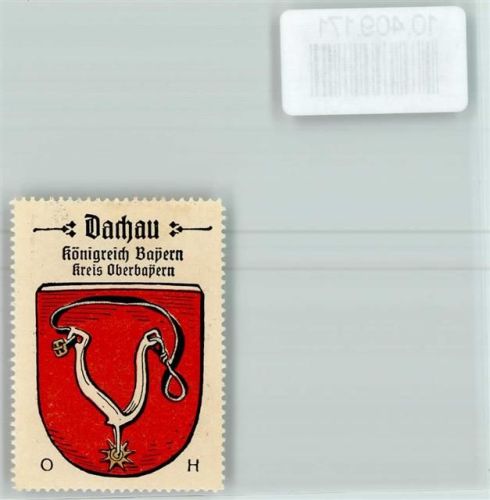 Dachau Vignette Wappen Kaffee Hag ca 1920-1940