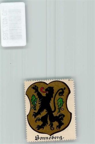 Sonneberg Vignette Wappen Kaffee Hag 1920-1940