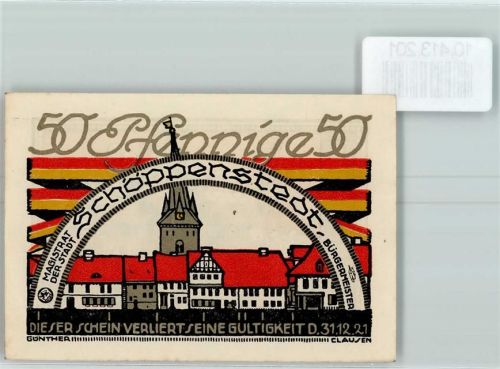 Schöppenstedt Notgeld