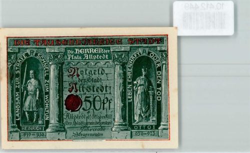 06542 O4702 Allstedt - Notgeld Sachsenburg