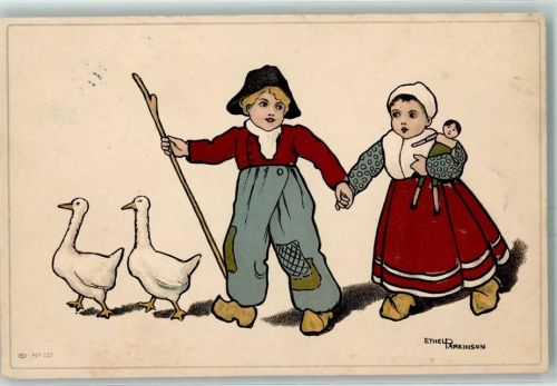 1905 Verlag Dondorf 127 Puppen Hollandkinder AK