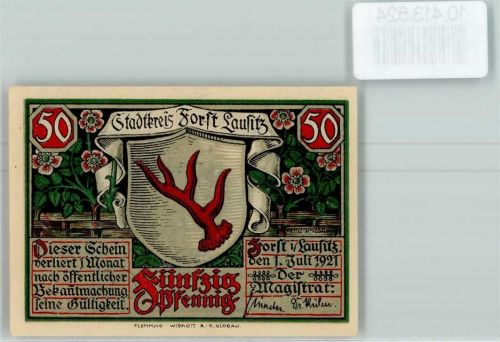 Forst Notgeld Geweih