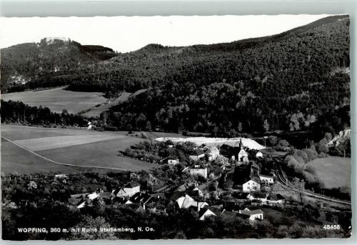 Wopfing Ruine Starhemberg Eisenbahnlinie