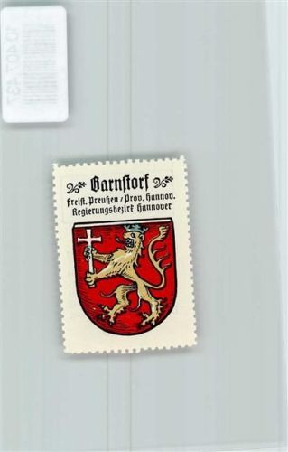 Barnstorf Vignette Wappen Kaffee Hag 1920-1940 Löwe Krone Kreuz