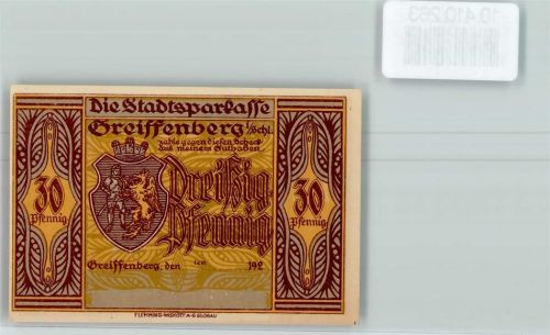 Greifenberg Notgeld