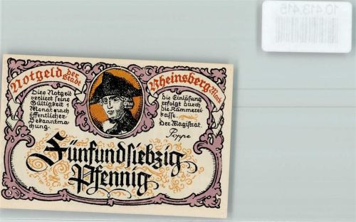 Rheinsberg Notgeld