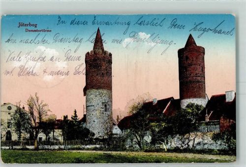 Jüterbog 1917 Dammtortürme