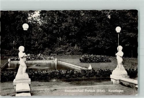 Pretzsch Kuranlagen Springbrunnen Skulpturen