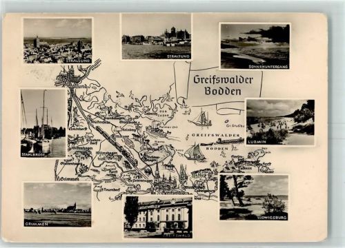 Greifswald Orte um den Greifswalder Bodden