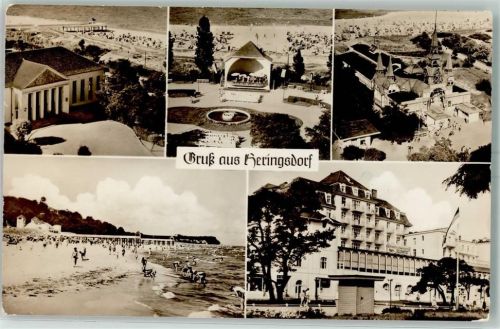 Seebad Heringsdorf Kulturhaus Konzertplatz Seebrücke Strandcafe FDGB-Heim Solidarität