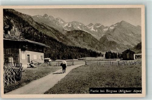 Birgsau Allgäuer Alpen Wanderer