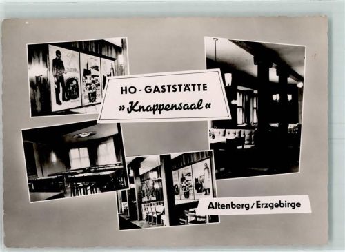 Altenberg HO Gasthaus Knappensaal Gastraum