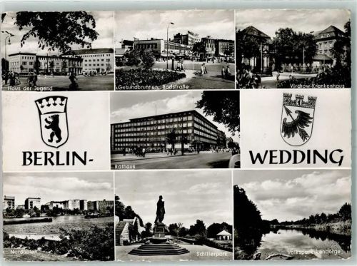Wedding Rathaus Haus der Jugend Schillerpark Virchow Krankenhaus