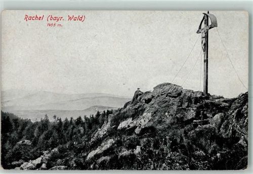 Rachel Berggipfel Gipfelkreuz Wanderer