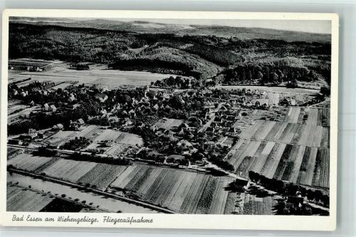 Bad Essen Fliegeraufnahme am Wiehengebirge