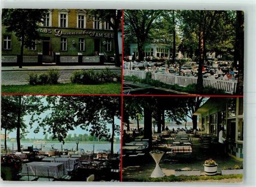 Reinickendorf Gasthaus Dannenber am See Gartenwirtschaft