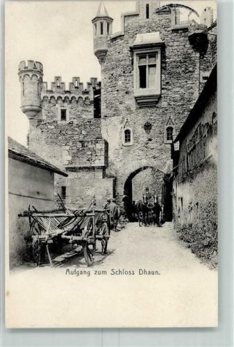 Dhaun 1910 Aufgang Schloss Dhaun