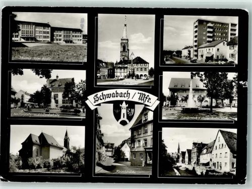 Schwabach Johannes Helm Schule Schillerplatz Rathaus Bachgasse